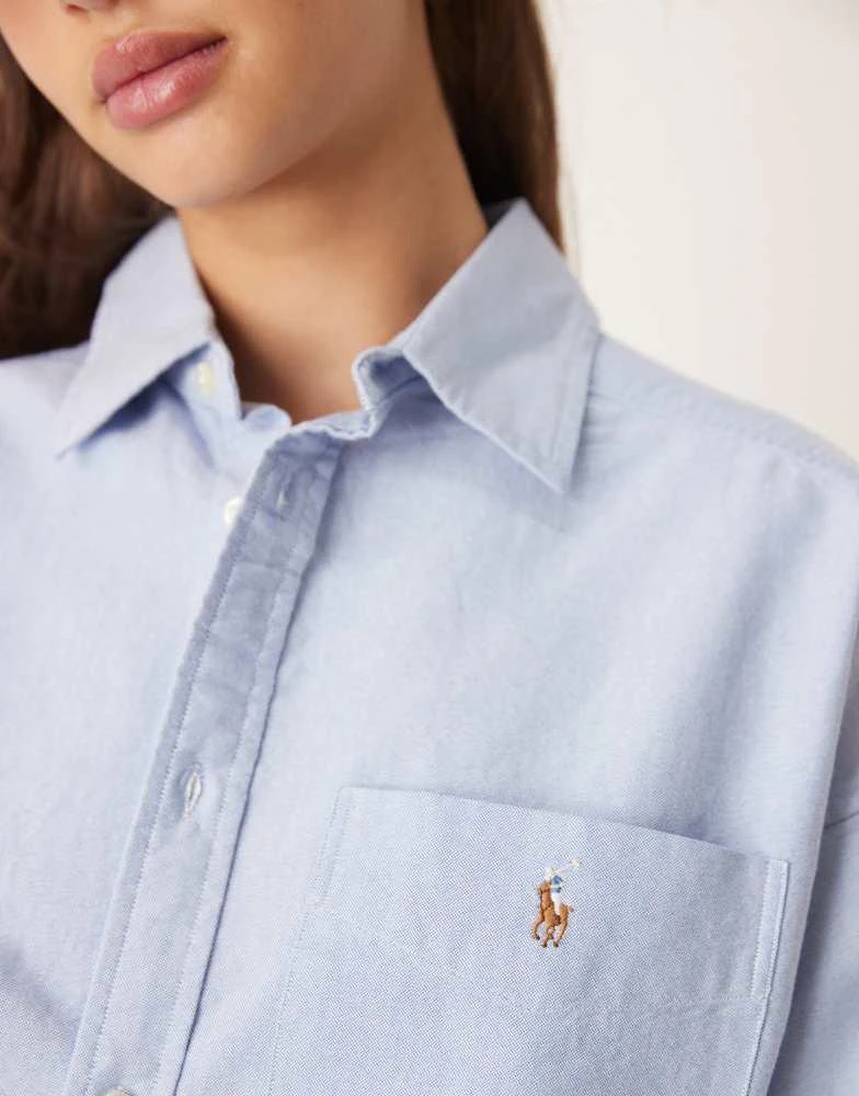 Ralph Lauren Polo Ralph Lauren icon logo shirt in blue 2