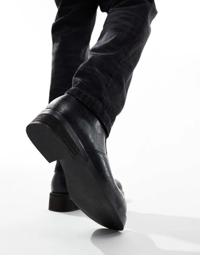 Koi Footwear KOI Fateless stacked biker boots in vintage black 3
