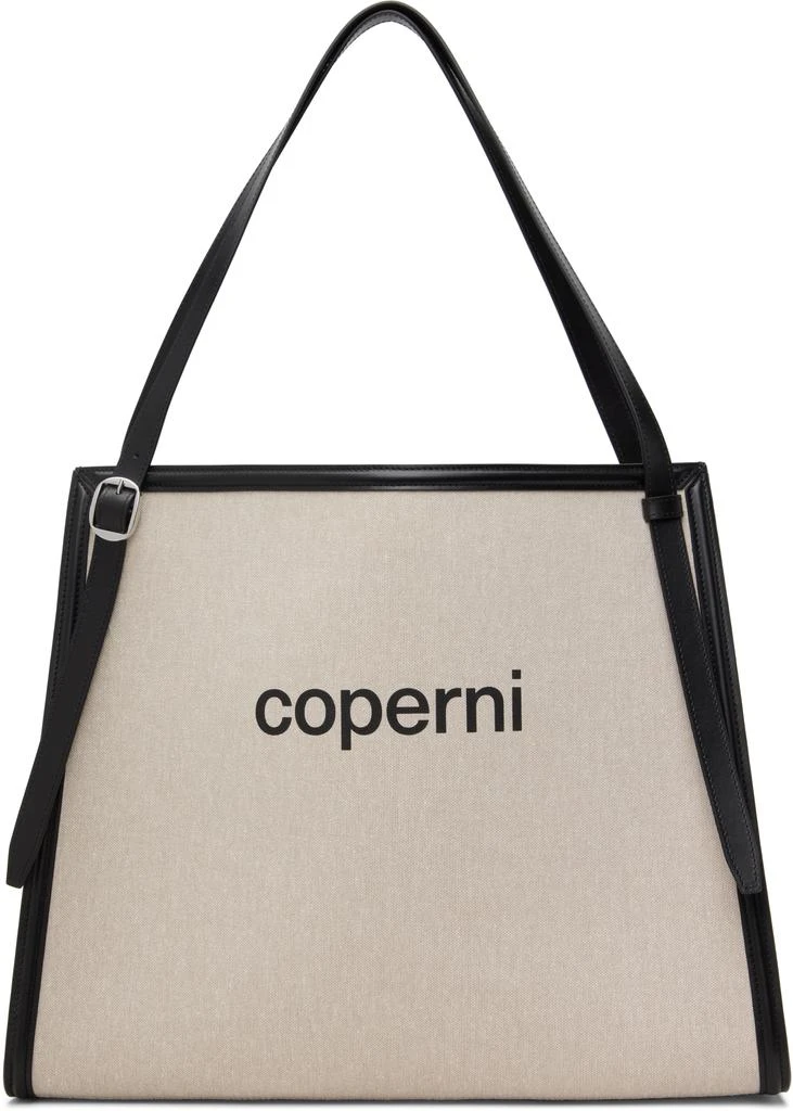 COPERNI Beige Branded Canvas Belt Tote 1