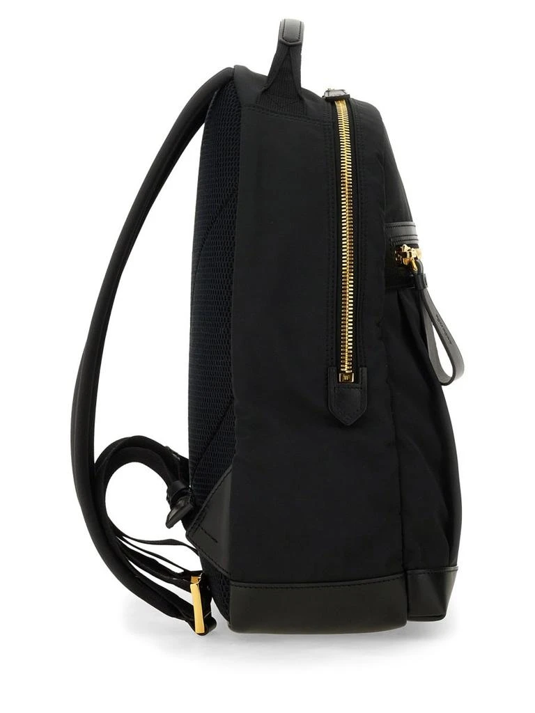 Tom Ford Tom Ford Logo-Patch Zipped Backpack 3