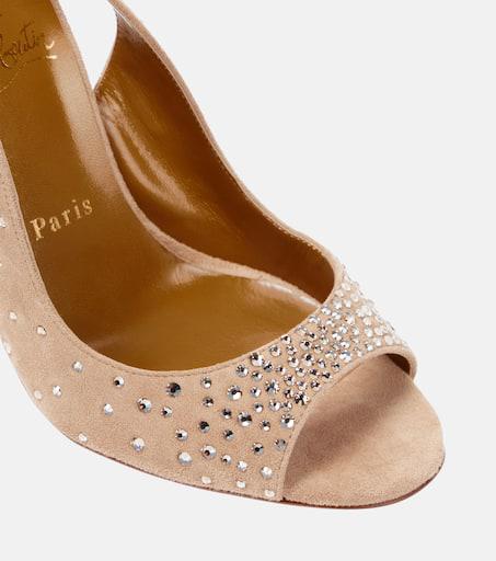 【CHRISTIAN LOUBOUTIN】Nudes Degrachick suede sandals Nudes Degrachick suede sandals in brown - Christian