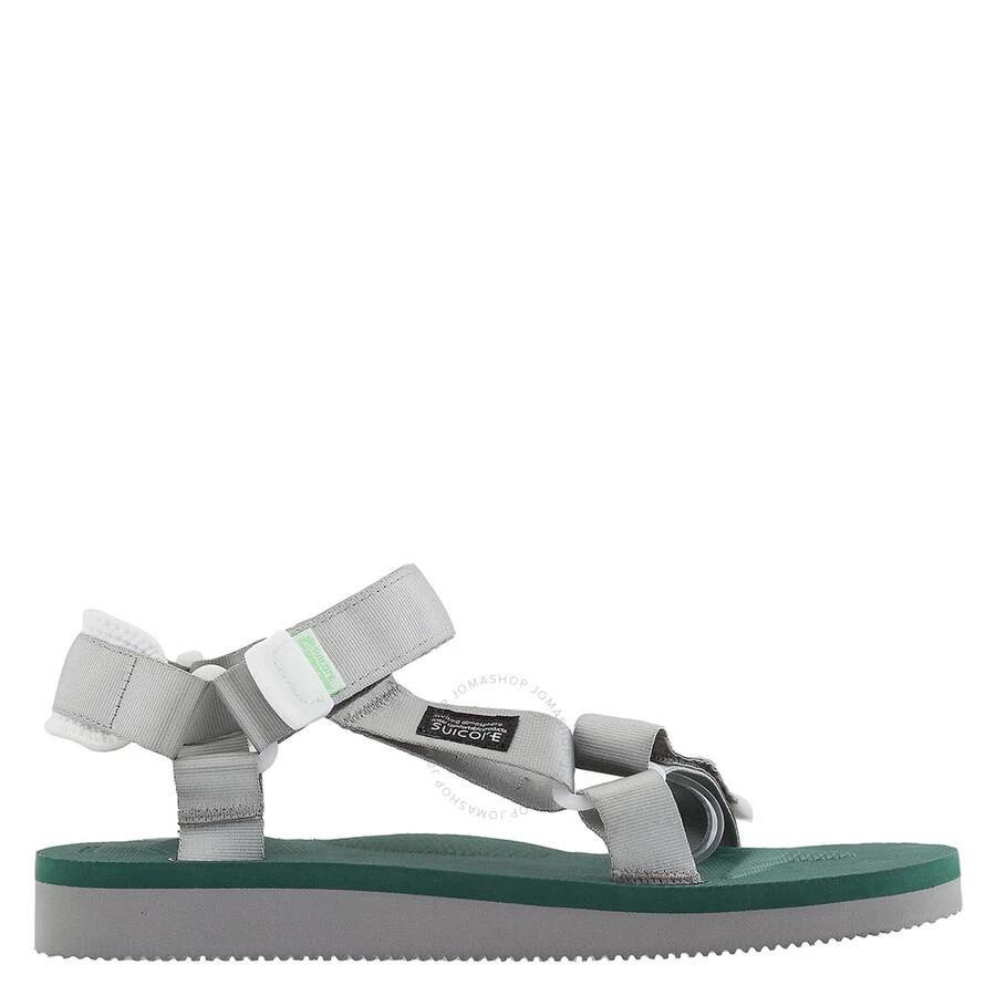 Suicoke Men's Gray X Green Depa-Cab Sandals 1