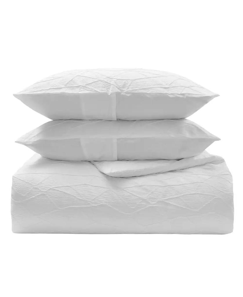 Vera Wang Abstract Crinkle 3-Pc. Comforter Set