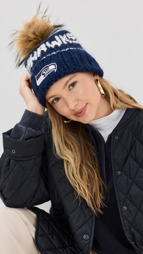 Lele Sadoughi Seahawks Beanie