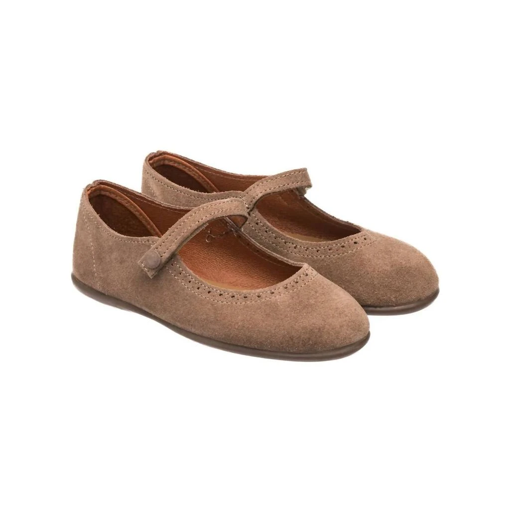 Elephantito Elephantito - Girl's Mary Jane Suede Shoes 3