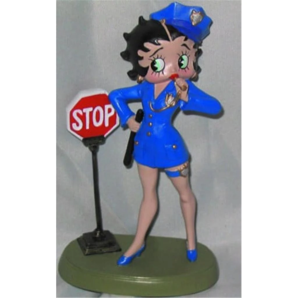 Precious Kids 4.5 Police Betty Boop Resin Figure