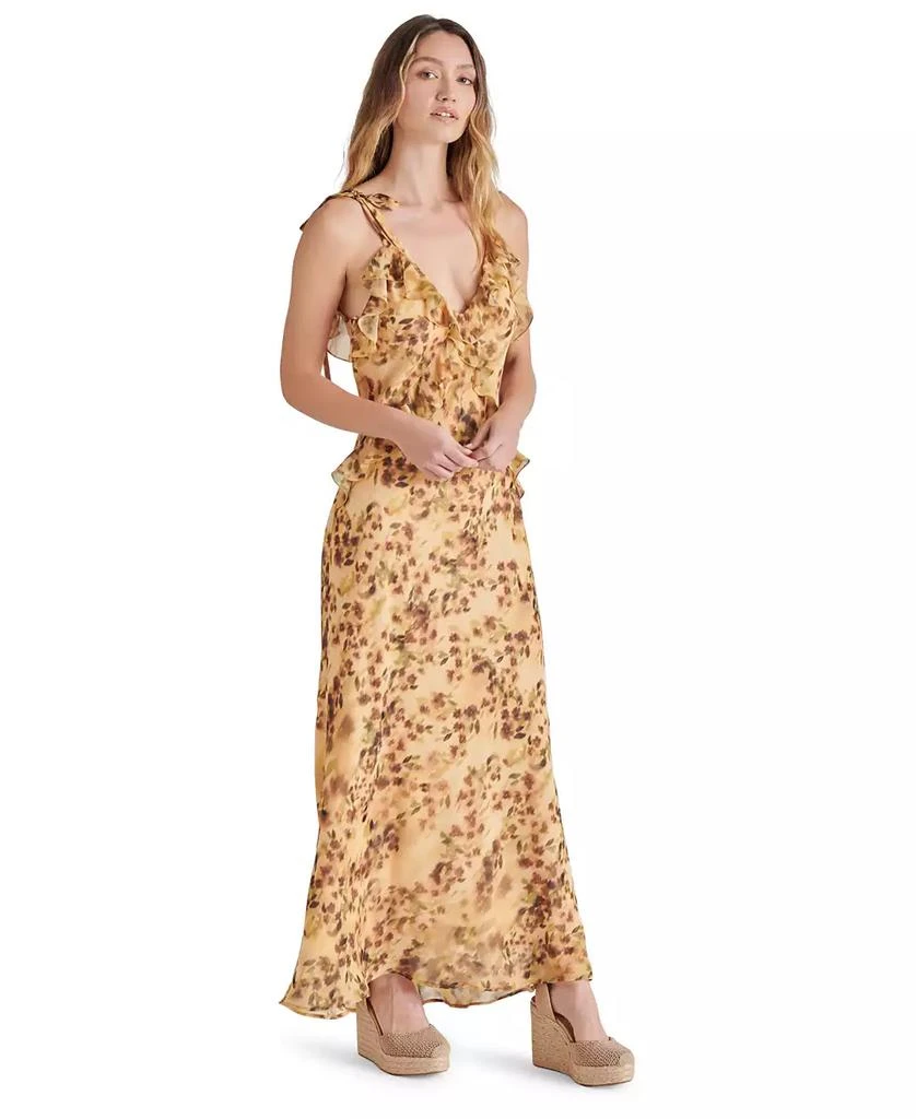 Steve Madden Women's Adalina Ruffle-Trim Chiffon Dress 3