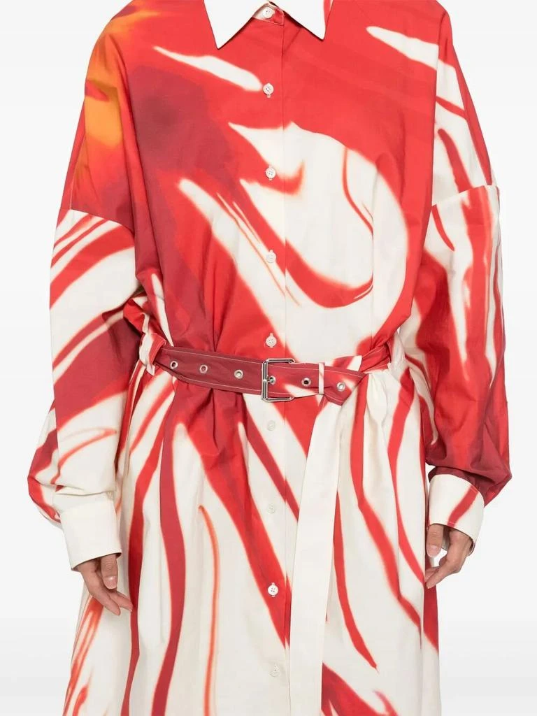 Dries Van Noten DINDI BELTED SHIRT DRESS 5