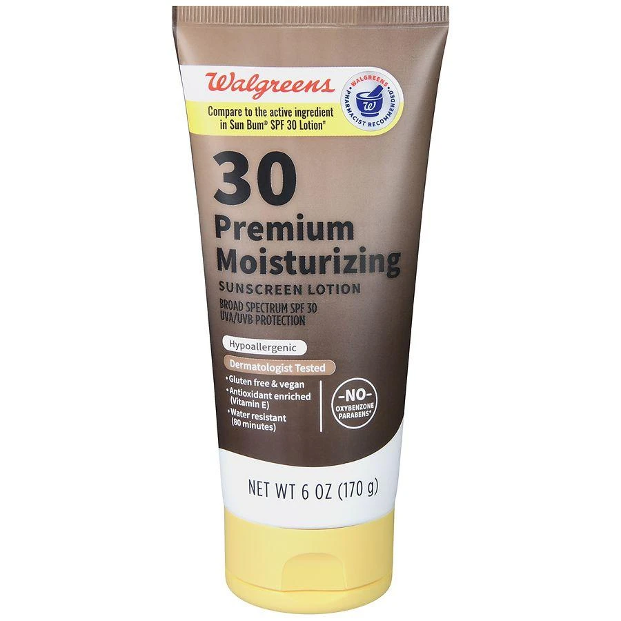 Walgreens 30 Premium Moisturizing Sunscreen Lotion 1