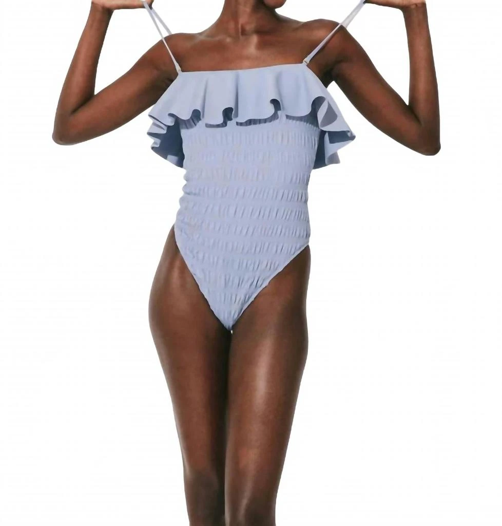 Cleobella Amelia One Piece Swimsuit In Periwinkle