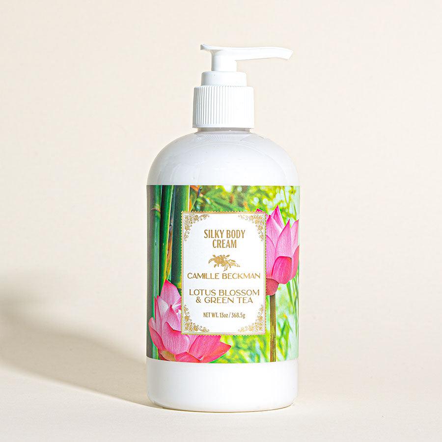 Camille Beckman Silky Body Cream 13oz Lotus Blossom & Green Tea