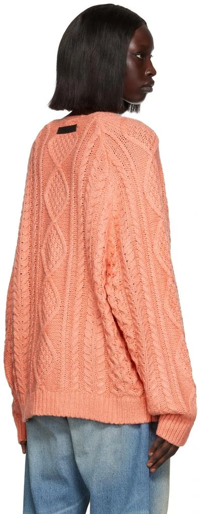 Essentials Pink Raglan Sweater 3