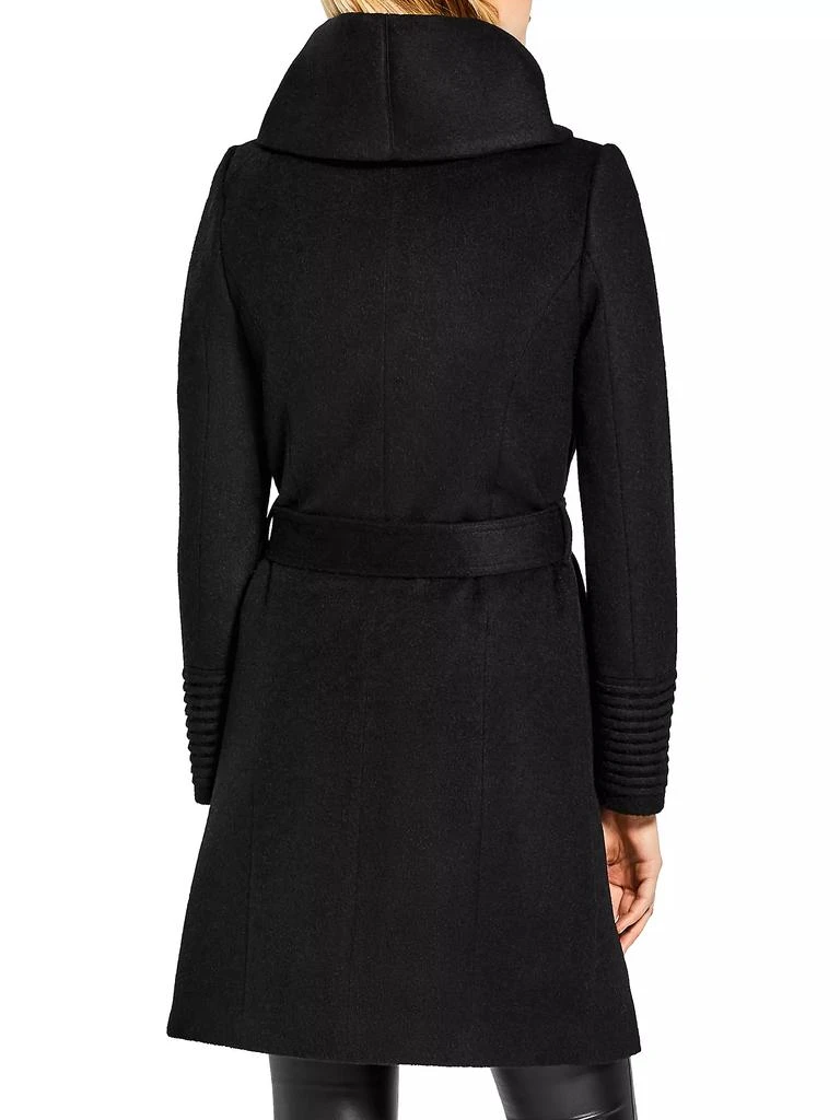 Sentaler Hooded Alpaca Wrap Coat 5