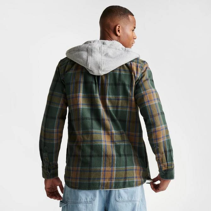 VANS Vans Lopes Long-Sleeve Hooded Flannel Shirt 7