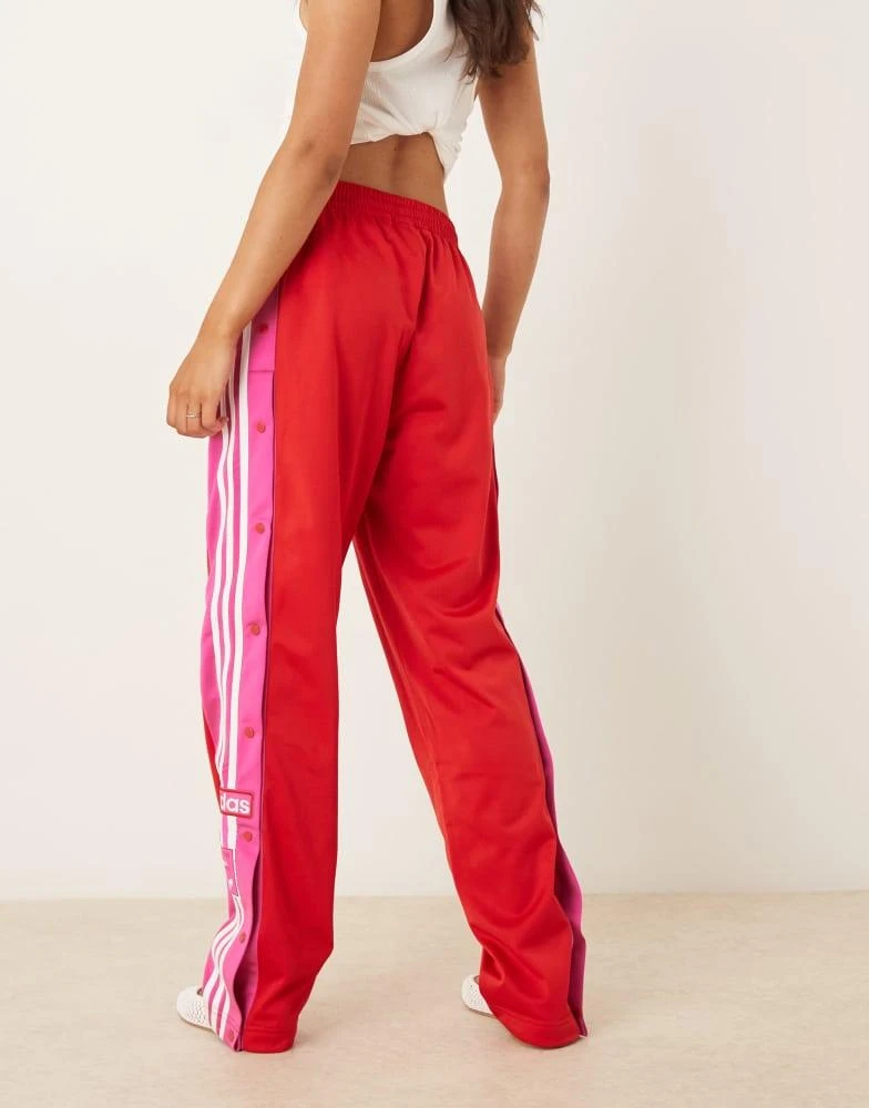 Adidas adidas Originals Adibreak track pants in red and pink 4