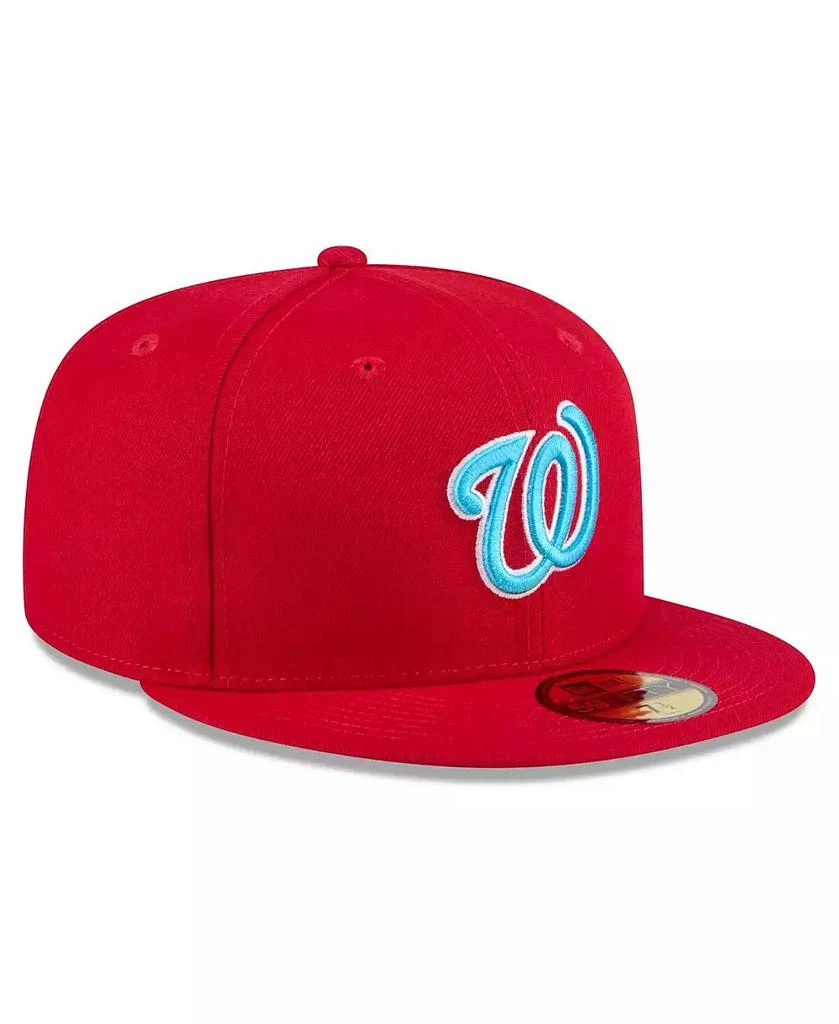 New Era Men's Red Washington Nationals 2024 Father's Day 59FIFTY Fitted Hat 3