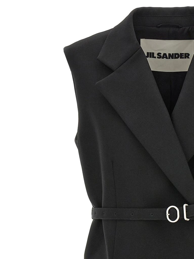 Jil Sander Jil Sander V-Neck Belted Vest 3