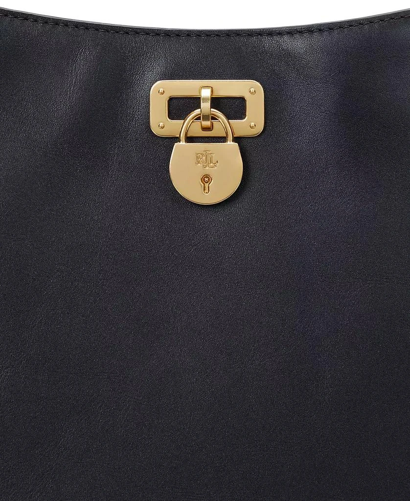 Ralph Lauren Leather Large Tanner Shoulder Bag 5