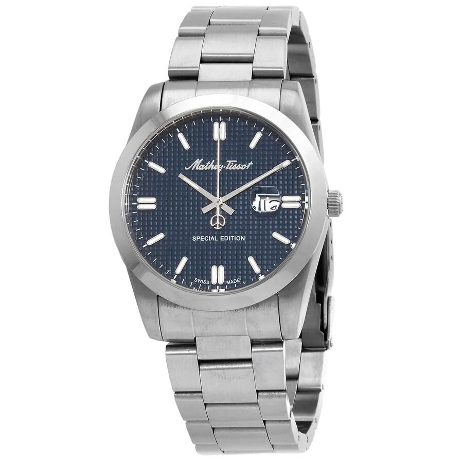 Mathey-Tissot Mathy Chess Quartz Blue Dial Men's Watch H452ABU 1