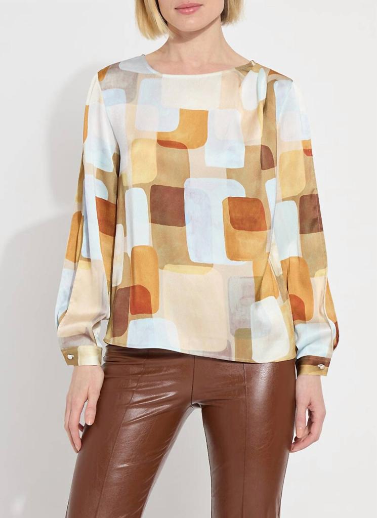 Lyssé Lysse - Marie Draped Back Three Quarter Sleeve Blouse