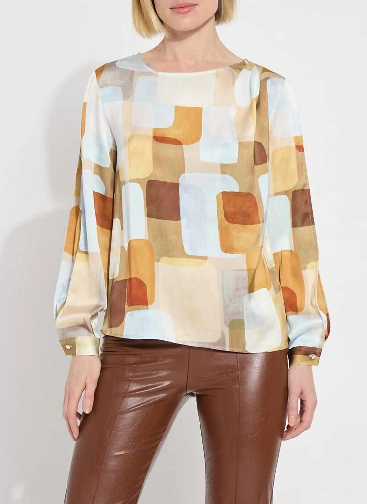 Lyssé Lysse - Marie Draped Back Three Quarter Sleeve Blouse 1
