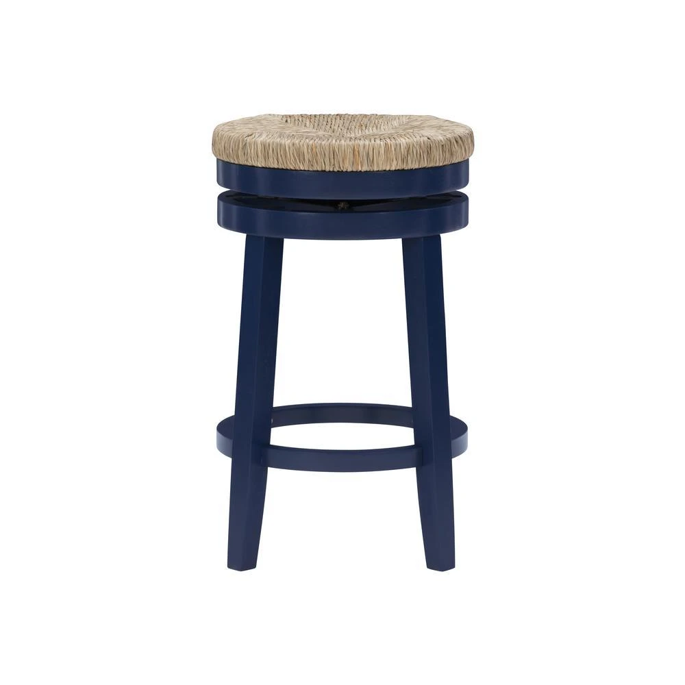 Powell Morgan Counter Stool Navy Blue 2