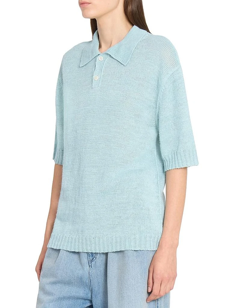 MAISON MARGIELA Hemp Polo Shirt 4