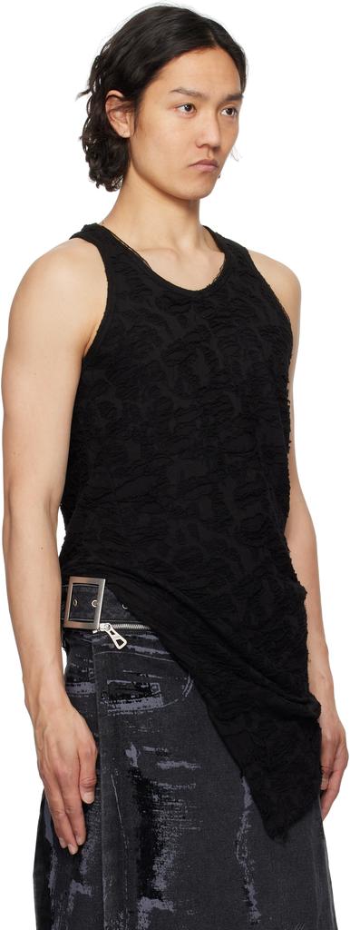 Julius Black Fibroin Tank Top