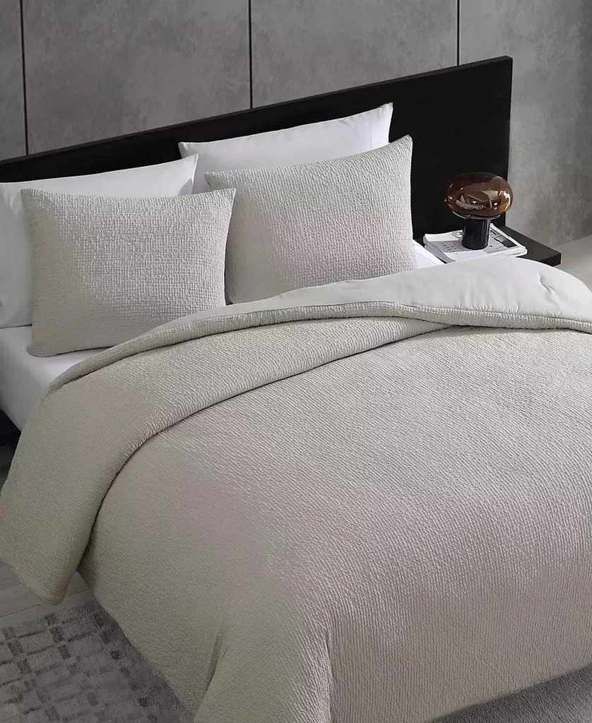 Vera Wang Puckered Texture 3-Pc. Comforter Set 3