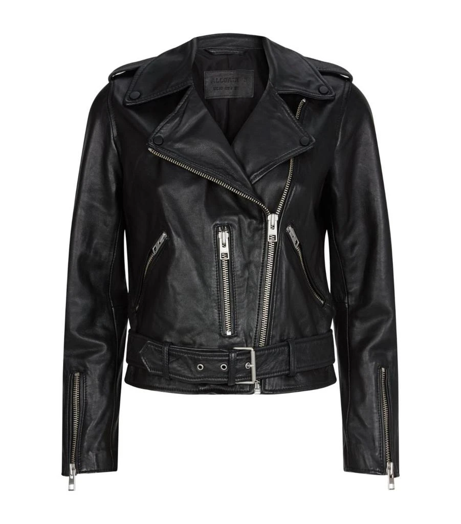 AllSaints Leather Balfern Biker Jacket 1