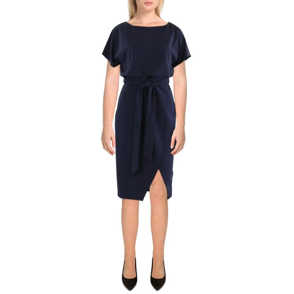open lace back dress Garden Tea Party Belted Midi Dress Small main image 0