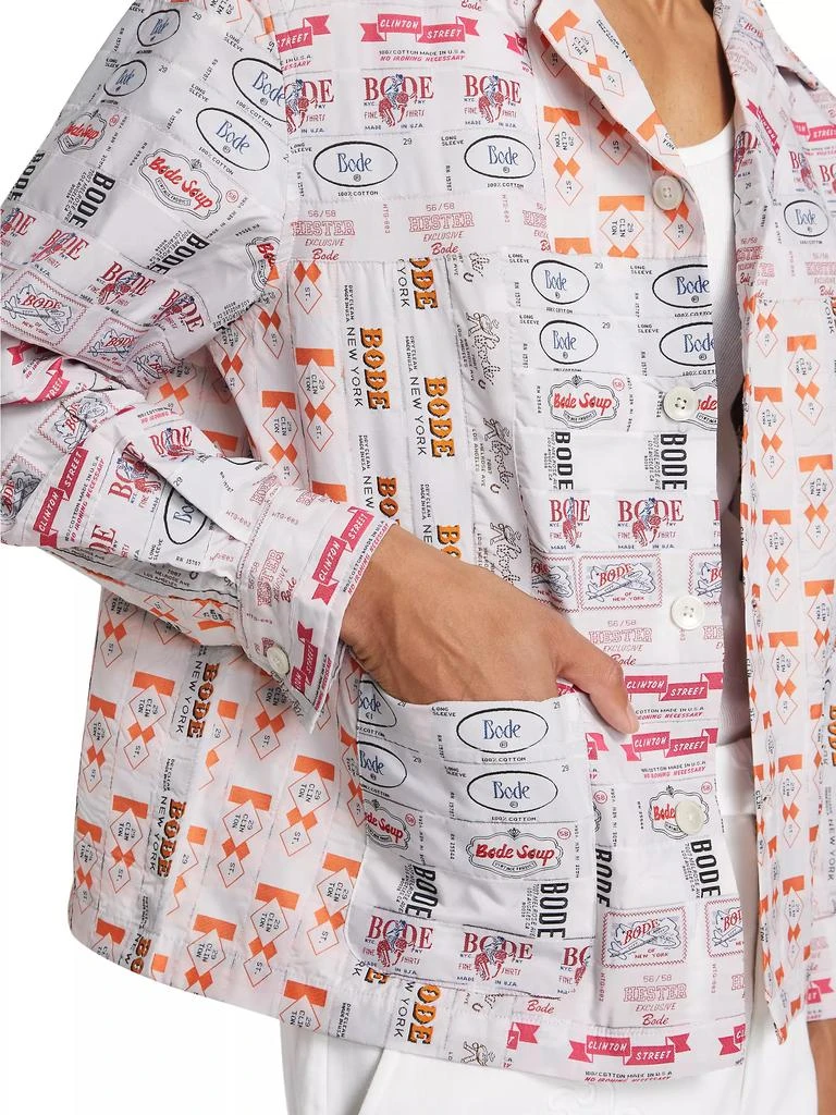 BODE Clinton Street Label Overshirt 6