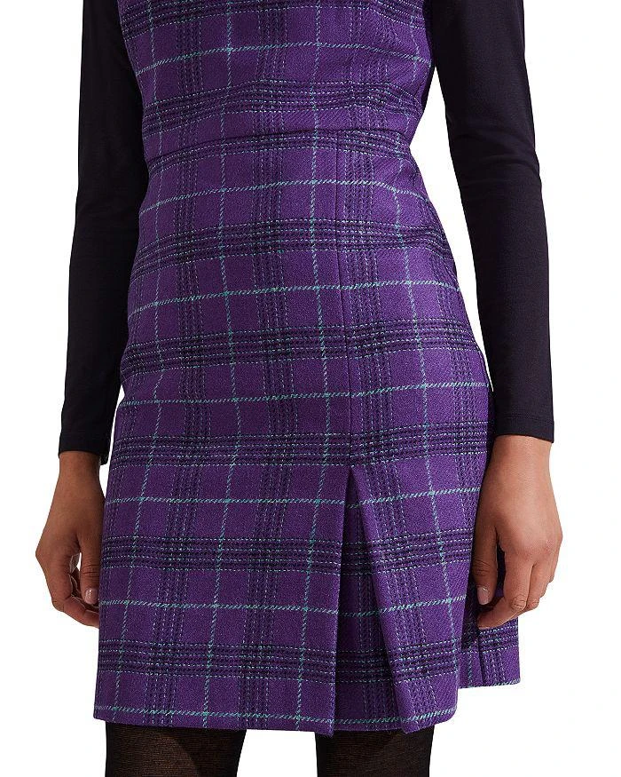 HOBBS LONDON Avery Plaid Wool Dress 5