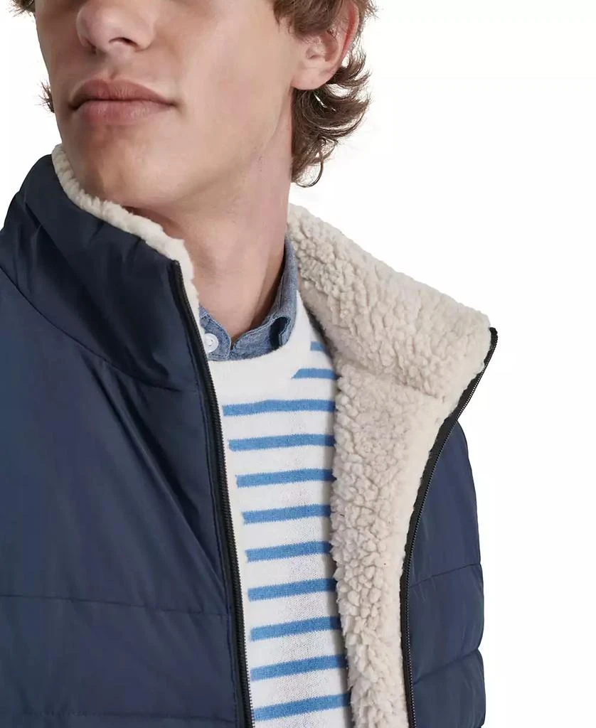 DKNY Men's Quilted Fleece-Lined Full-Zip Puffer Jacket 4