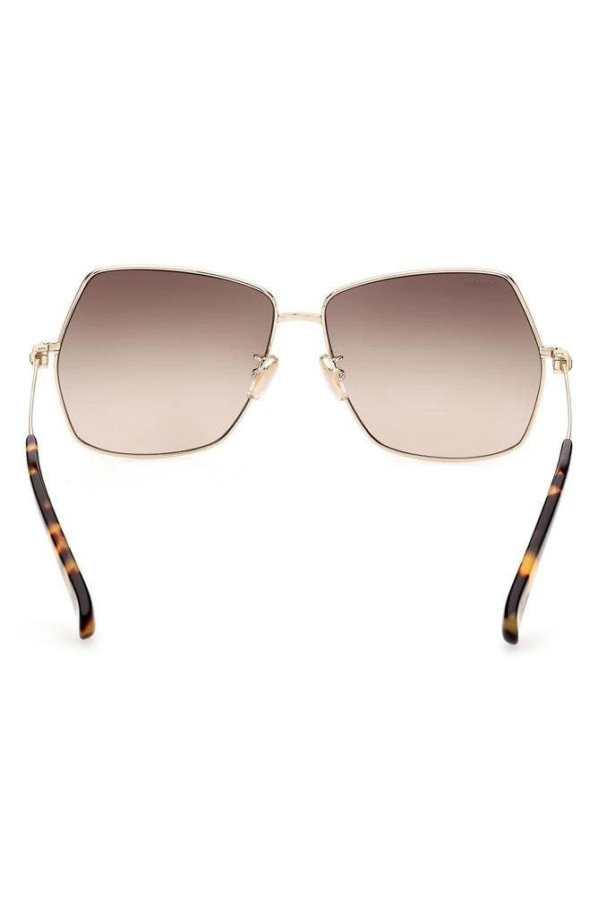 NEW Max Mara 61mm Geometric Sunglasses Shop 61mm Geometric Sunglasses on Sale at BeyondStyle – Get  main image 4