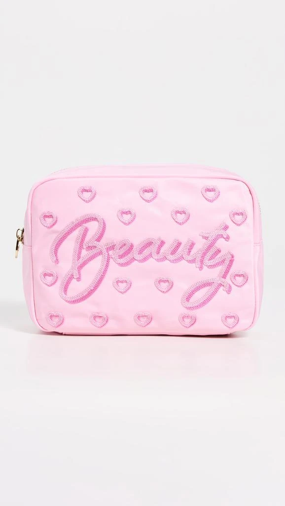 Stoney Clover Lane "Beauty" Embroidered Large Pouch 1