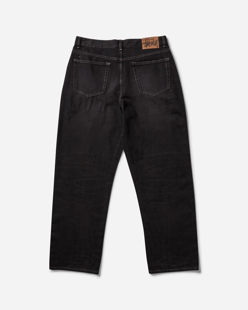 STUSSY Men's Big Ol' Jeans Vintage Wash Denim Black - Pants