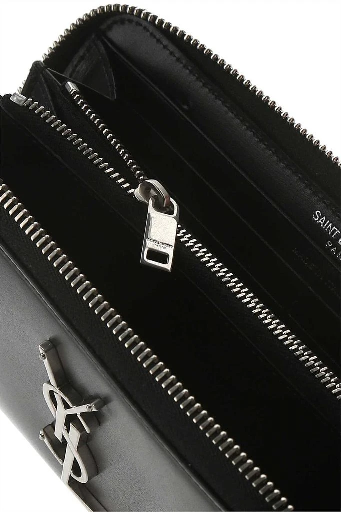 Yves Saint Laurent Saint Laurent Monogram Zip Around Wallet 4