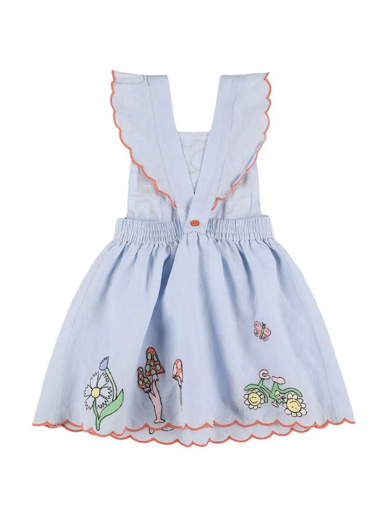 Stella McCartney Embroidered Cotton & Linen Dress 3