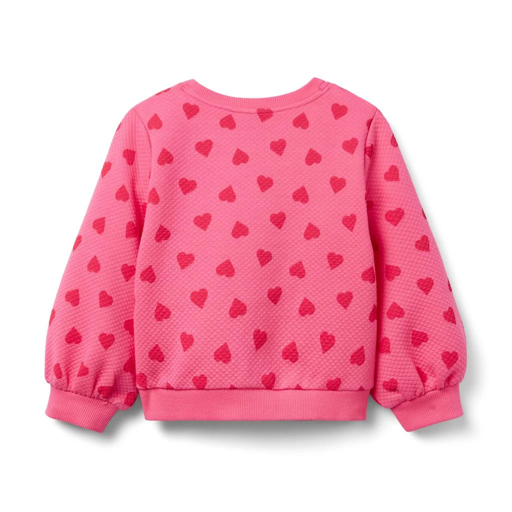 Janie and Jack Heart Embossed Pullover (Toddler/Little Kid/Big Kid) 2