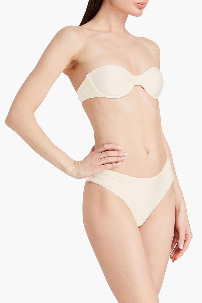 Solid & Striped The Maisie ruched mid-rise bikini briefs