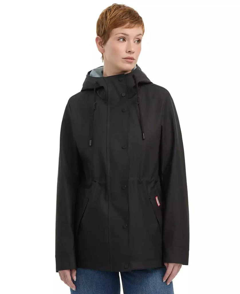 Hunter Women's Rubberized Water-Repellent Short Rain Jacket 1