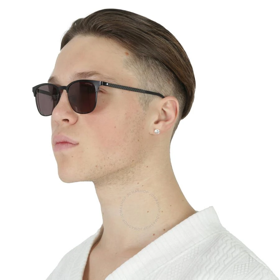 MontBlanc Grey Square Men's Sunglasses MB0183S 001 53 2