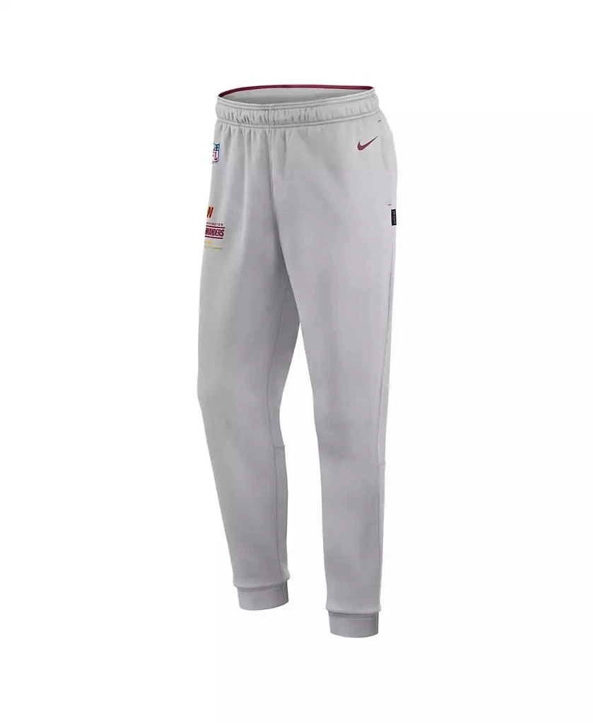 NIKE Men's Gray Washington Commanders Sideline Logo Performance Pants 3