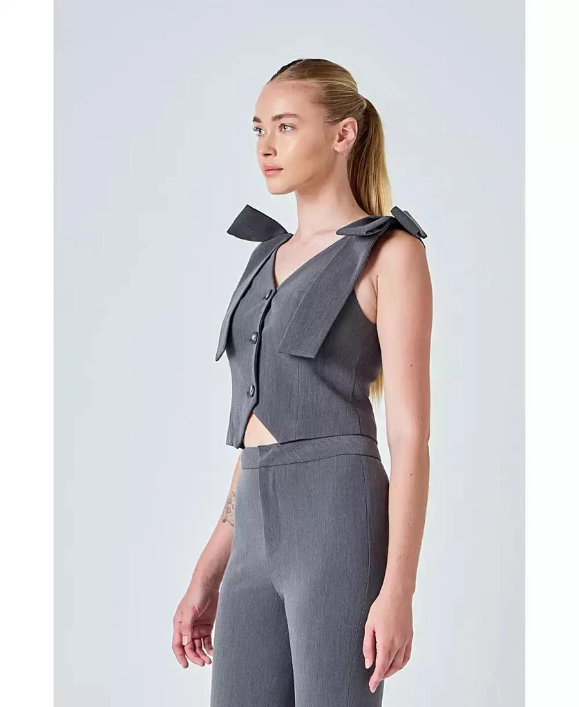 Endless Rose Women's Bow-Tie Strap Vest 4