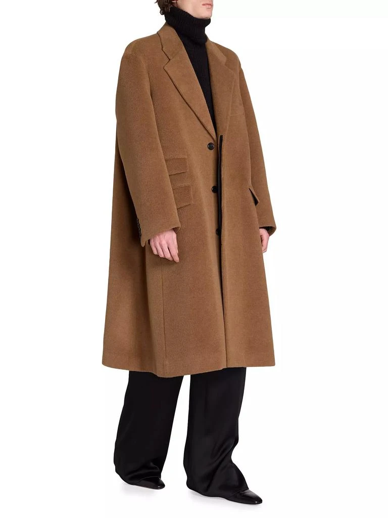 Yves Saint Laurent Oversized Coat in Wool 8