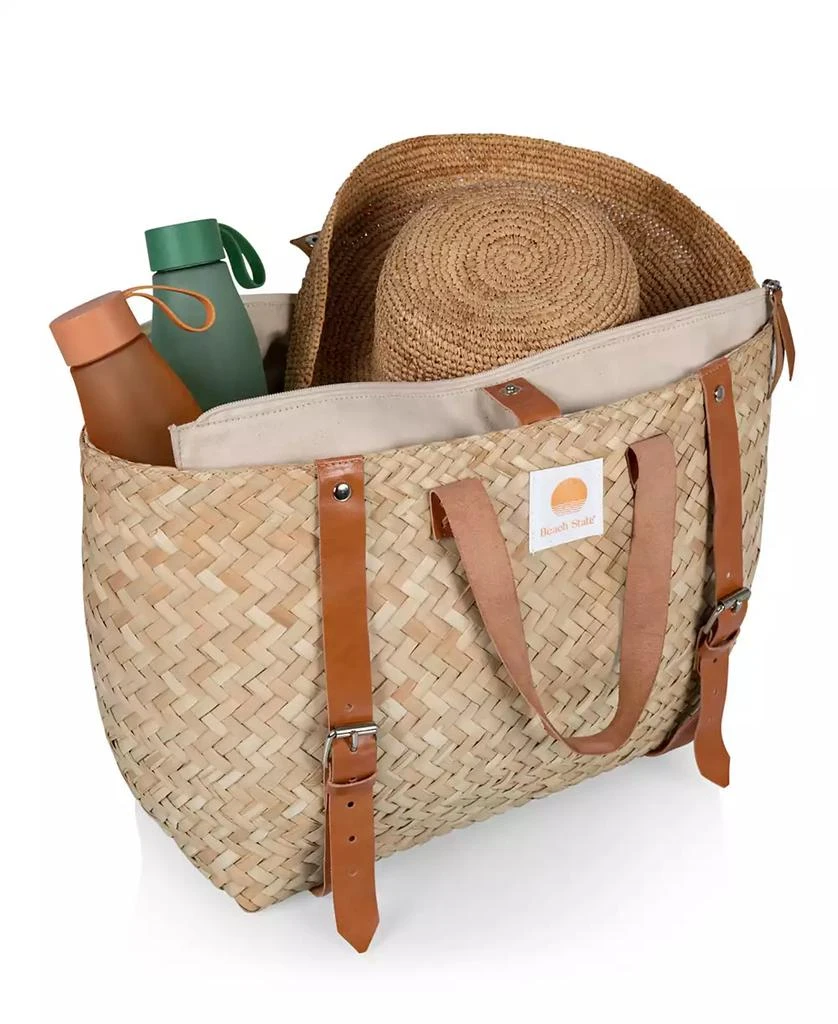 Beach State Hermosa Woven Beach Cooler Tote Bag 10