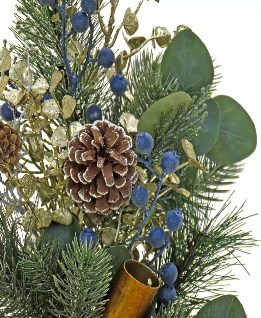 National Tree Company 28" HGTV Home Collection Swiss Chic Spray Pair 3