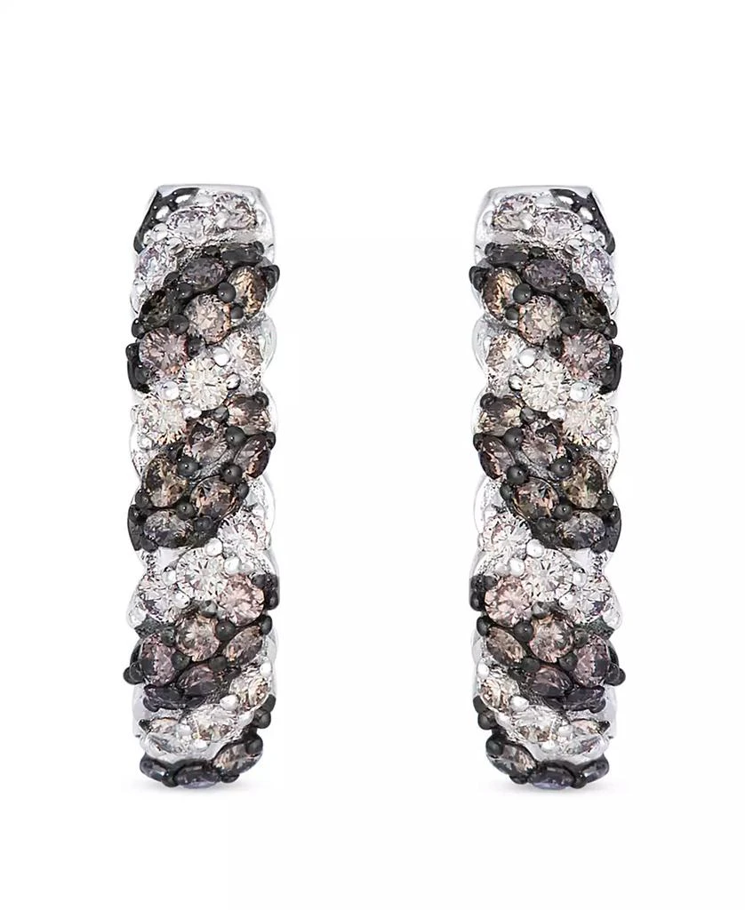 Le Vian Chocolate and Nude Diamond Earrings (0.93 ct. t.w.) in 14k Vanilla Gold 3