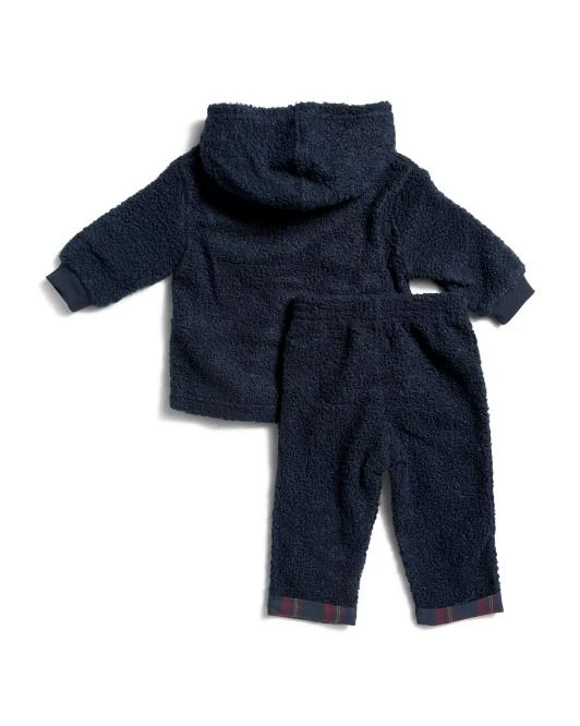 Levi
s Newborn Boys 2pc Plaid Trim Top And Pants Set 2